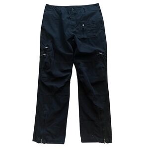 Union Army Mens Black Tactical Cargo Pants 101st Airborne Patch Size 34 Utility